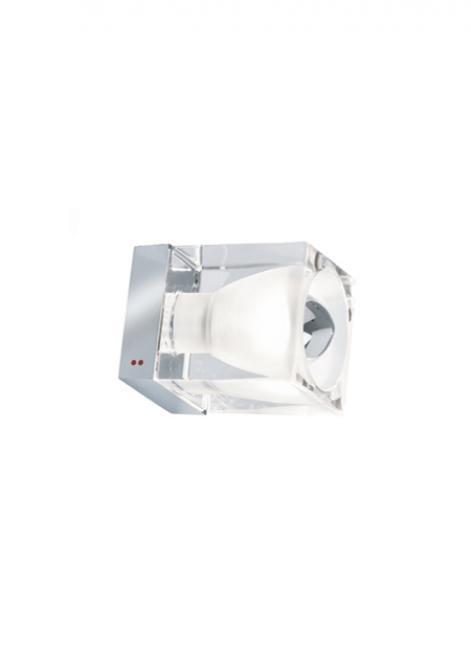 Kontrollera Fabbian Cubetto vägglampa - Transparent - D28 G01 00 Fabbian Cubetto vägglampa - Transparent - D28 G01 00