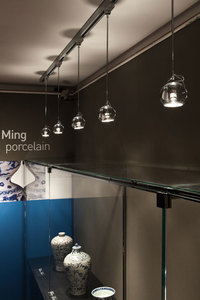 Fabbian Beluga Pendellampa för skena - Grön - D57 J05 43 small 2