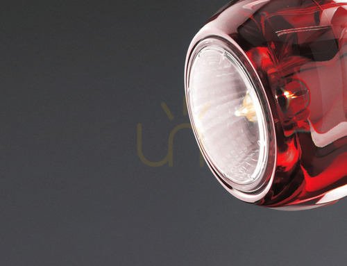 Kontrollera Fabbian Beluga vägglampa - röd - D57 G13 03