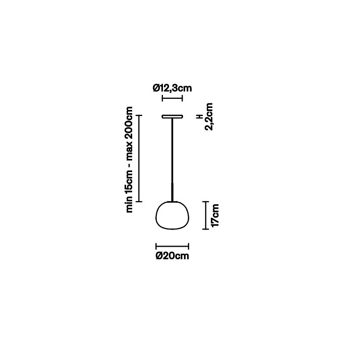 Förhandsvisning Fabbian Lumi Ø20 taklampa - F07 A05 01 Fabbian Lumi Ø20 taklampa - F07 A05 01