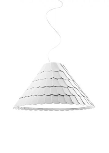 Kontrollera Hängande lampa Fabbian Roofer F12 76cm - Vit - F12 A03 01