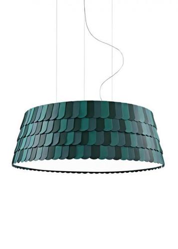 Kontrollera Hängande lampa Fabbian Roofer F12 119cm - Grön - F12 A09 43