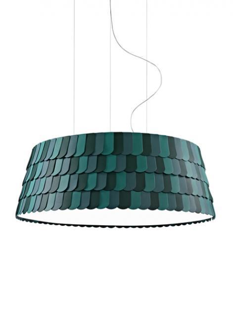 Kontrollera Hängande lampa Fabbian Roofer F12 119cm - Grön - F12 A09 43 Hängande lampa Fabbian Roofer F12 119cm - Grön - F12 A09 43