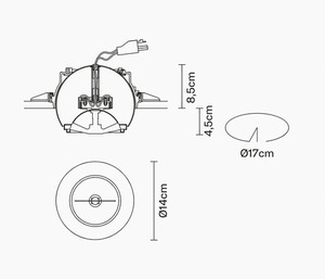 Fabbian Tools F19 5W GU53 infälld taklampa - Vit - F19 F60 01 1 Fabbian Tools F19 5W GU53 infälld taklampa - Vit - F19 F60 01 small 1
