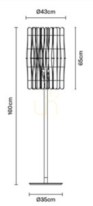 Fabbian Stick F23 golvlampa - F23 C05 69 small 2