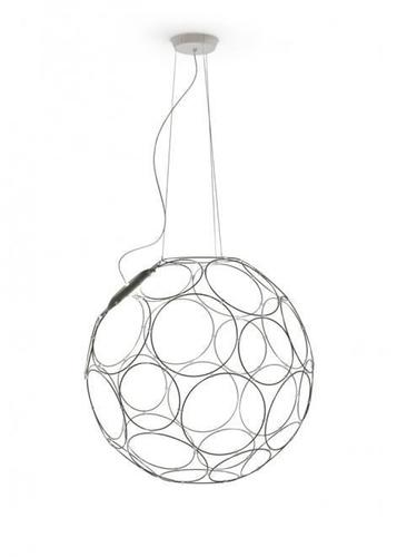 Kontrollera Hängande lampa Fabbian Giro F30 67cm - antracit - F30 A01 21