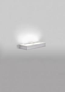Vägglampa Fabbian Quarter F38 5W 23,5x10cm - Vit - F38 G01 01 small 0