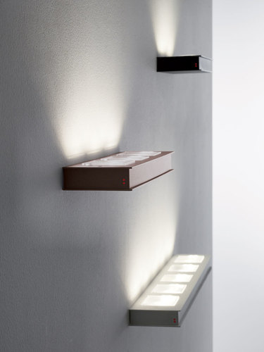 Kontrollera Vägglampa Fabbian Quarter F38 5W 23,5x10cm - Brons - F38 G01 14
