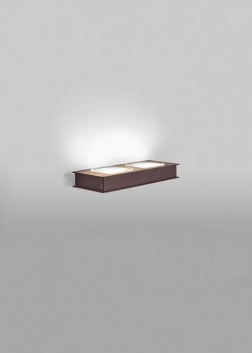 Kontrollera Vägglampa Fabbian Quarter F38 5W 23,5x10cm - Brons - F38 G01 14