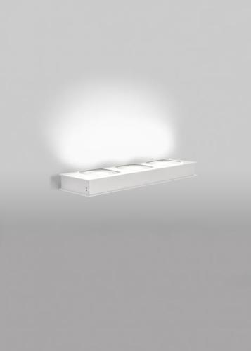 Kontrollera Vägglampa Fabbian Quarter F38 5W 33,5x10cm - Vit - F38 G03 01
