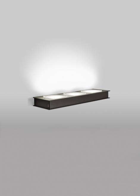 Kontrollera Vägglampa Fabbian Quarter F38 5W 33,5x10cm - Svart - F38 G03 02 Vägglampa Fabbian Quarter F38 5W 33,5x10cm - Svart - F38 G03 02