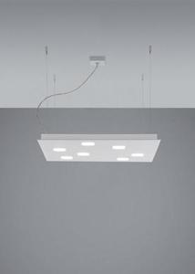 Hängande lampa Fabbian Quarter F38 5W 59,5x59,5cm - Vit - F38 A03 01 0 Hängande lampa Fabbian Quarter F38 5W 59,5x59,5cm - Vit - F38 A03 01 small 0
