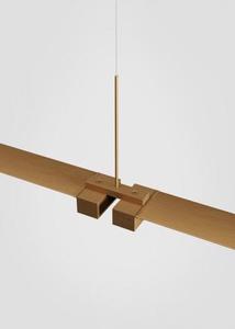 Fabbian Pivot F39 Tillbehör Dubbelanslutning - Brons - F39 Z01 76 small 0