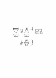 Fabbian Tripla F41 3W 3000K infälld takarmatur - Antracit - F41 F01 21 small 2