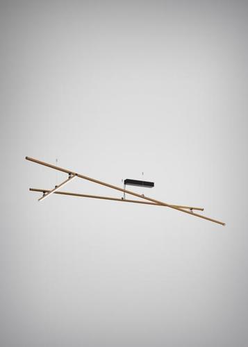 Kontrollera Fabbian Freeline F44 4W 2700K taklampa - brons - F44 E02 76