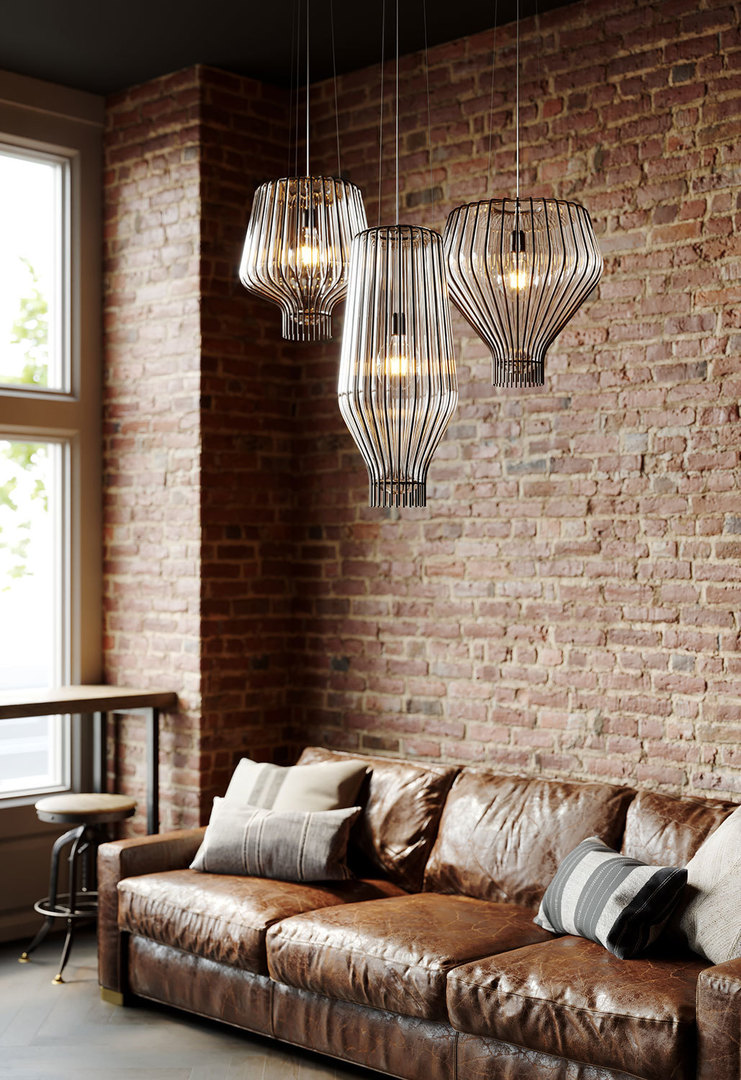 Förhandsvisning Hängande lampa Fabbian Saya F47 22W 48cm - Transparent - F47 A14 00 Hängande lampa Fabbian Saya F47 22W 48cm - Transparent - F47 A14 00