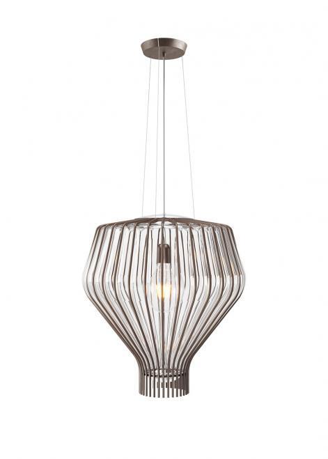 Kontrollera Hängande lampa Fabbian Saya F47 22W 48cm - Transparent - F47 A14 00 Hängande lampa Fabbian Saya F47 22W 48cm - Transparent - F47 A14 00