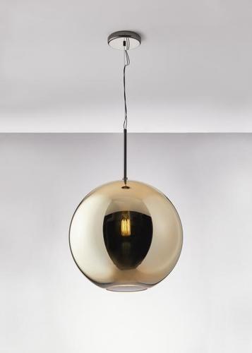 Kontrollera Fabbian Beluga Royal Ø40 Taklampa - Guld - D57 A61 12