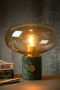Lucide CHARLIZE grön bordslampa marmor glas E27 03520/01/62 small 2