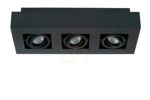 Downlight Lucide XIRAX svart 3xGU10 LED dimbar 09119/16/30 small 1