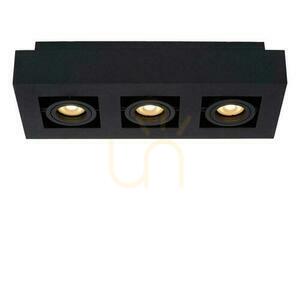 Downlight Lucide XIRAX svart 3xGU10 LED dimbar 09119/16/30 small 3
