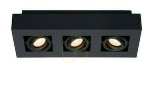 Downlight Lucide XIRAX svart 3xGU10 LED dimbar 09119/16/30 small 8