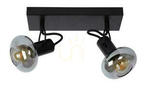 Spotlights Lucide MADEE svart glas 2xE14 17993/02/30 small 1