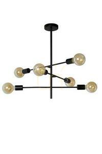 Plafond Lucide LESTER svart metall 6-ljus 21119/06/30 small 1