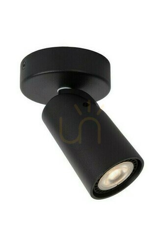 Kontrollera Spotlight Lucide XYRUS svart aluminium LED 5W GU10 23954/06/30