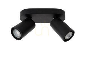 Lucide XYRUS svart spotlight 2-ljus LED GU10 dimbar 23954/11/30 small 1