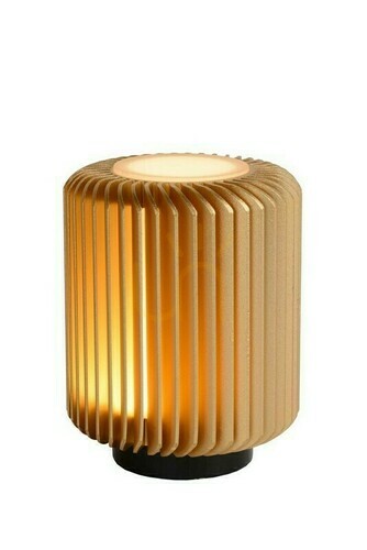 Kontrollera Lucide TURBIN bordslampa guld aluminium LED 3000K 400 lm 26500/05/02