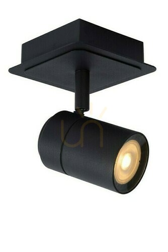 Kontrollera Lucide LENNERT Plafond svart LED 5W IP44 26958/05/30