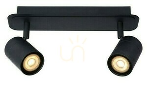 Plafond Lucide LENNERT svart 2x GU10 IP44 LED 26958/10/30 small 0