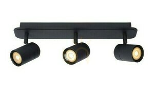 Lucide LENNERT svart LED-plafond IP44 3-ljus 40 cm 26958/15/30 small 9