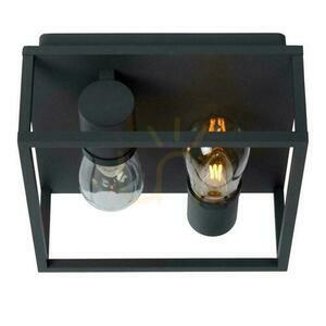 Plafond Lucide CARLYN svart aluminium IP54 2xE14 27100/02/30 small 3