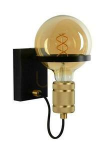 Vägglampa Lucide OTTELIEN svart guld stål E27 30271/01/30 small 1