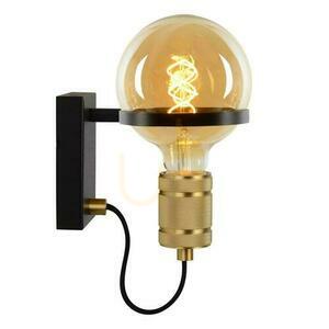 Vägglampa Lucide OTTELIEN svart guld stål E27 30271/01/30 small 3