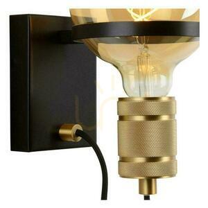 Vägglampa Lucide OTTELIEN svart guld stål E27 30271/01/30 small 5