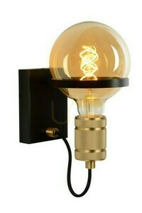 Vägglampa Lucide OTTELIEN svart guld stål E27 30271/01/30 small 0