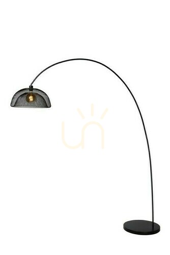 Kontrollera Golvlampa Lucide MESH svart stål 200 cm 30773/01/30