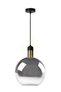 Lucide JULIUS taklampa i glas och metall, guld, E27, 28 cm, 34438/28/65 small 1
