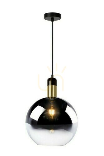 Kontrollera Lucide JULIUS taklampa i glas och metall, guld, E27, 28 cm, 34438/28/65
