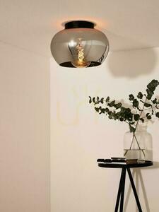 Plafond Lucide JUDI svart glas 30,5 cm E27 45177/30/65 small 2