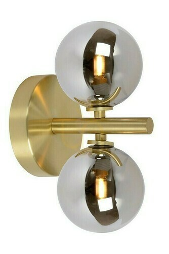 Kontrollera Vägglampa Lucide TYCHO Guld Glas Retro G9 45274/02/02