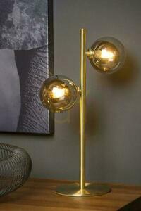 Bordslampa Lucide TYCHO guld glas stål 2 lampor 45574/02/02 small 2