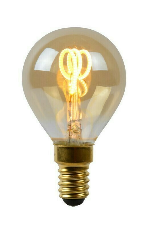 LED-lampa Lucide Amber E14 3W 2200K Glas 49046/03/62
