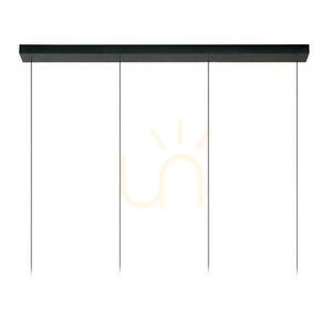 Lucide LORENZ svart LED pendellampa 120 cm 3000K 74403/04/30 small 3