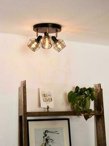 Spotlights Lucide Nila svart metall 3-ljus plafond 36 cm 77977/13/30 small 1