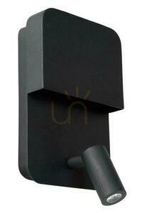 Vägglampa Lucide Boxer svart LED 2 ljuspunkter 79200/08/30 small 1