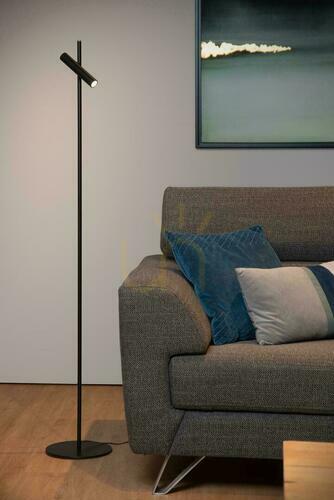 Kontrollera Lucide PHILON svart golvlampa LED dimbar 3000K 79781/05/30